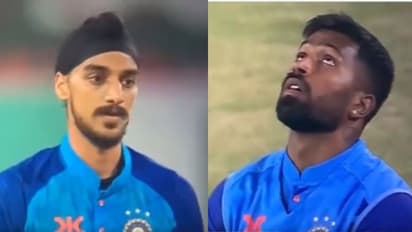 എന്താ ഇപ്പോ ചെയ്യാ... ഹാട്രിക് സിക്സ്, ഒരോവറില് 27 വഴങ്ങി അര്ഷ്ദീപ്; നെറ്റി ചുളിച്ച് പാണ്ഡ്യ- വീഡിയോ