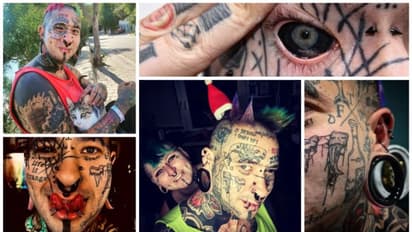 300 ടാറ്റൂവും 54 സ്റ്റഡുകളും പിന്നെ പിളർന്ന നാക്കും; ടാറ്റു ആർട്ടിസ്റ്റിനെ ജീവിത സഖിയാക്കി യുവാവ്