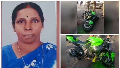 അമിത വേഗതയിലെത്തിയ ബൈക്കിടിച്ച് വീട്ടമ്മക്ക് ദാരുണാന്ത്യം, അപകടമുണ്ടാക്കിയത് റേസിങ് ബൈക്കെന്ന് നാട്ടുകാർ