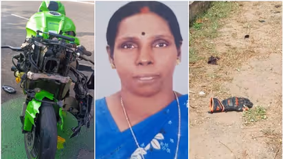പറന്നെത്തി സ്പോര്ട്സ് ബൈക്ക്, ഇടിയുടെ ആഘാതത്തില് കാല് അറ്റു; സന്ധ്യയുടെ മരണത്തില് വിറങ്ങലിച്ച് നാട്
