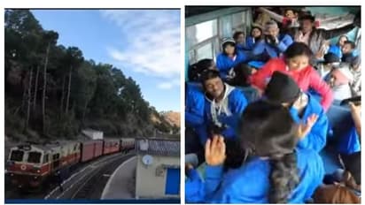 ഷിംലയിലെ പൈതൃക ട്രെയിന്‍ യാത്ര, പാട്ടും ഡാന്‍സുമായി അവിസ്‍മരണീയമാക്കി പ്രൗഡ് ടു ബി ആൻ ഇന്ത്യൻ യാത്രാ സംഘം