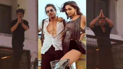 400കോടിയും കടന്ന് 'പഠാന്റെ' കുതിപ്പ്; മന്നത്തിന് മുന്നിലെത്തി ഷാരൂഖ്, തടിച്ചുകൂടി ആരാധകർ- വീഡിയോ