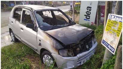 சாத்தூரில் மதுபோதையில் இயக்கப்பட்ட கார் மோதி காவலர்கள் படுகாயம்