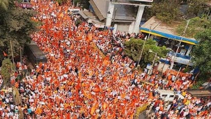 ముంబాయిలో హిందూ సంస్థల భారీ కవాతు.. లవ్ జిహాద్, మత మార్పిడులకు వ్యతిరేకంగా చట్టాలు తీసుకురావాలని డిమాండ్