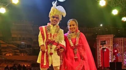 കാത്തിരുന്നു കാത്തിരുന്ന് കണ്ടെത്തി; തന്നെപ്പോലെ തന്നെ മൂന്നടി മാത്രമുള്ള വധുവിനെ കണ്ടെത്തി, വിവാഹിതനായി റിഷഭ്