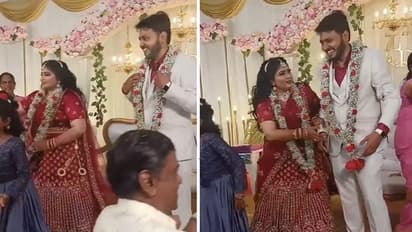 വിവാഹവേദിയില് എല്ലാം മറന്ന് വധുവിന്റെ 'പെര്ഫോമൻസ്', വരന്റെ രസകരമായ പ്രതികരണം; വീഡിയോ