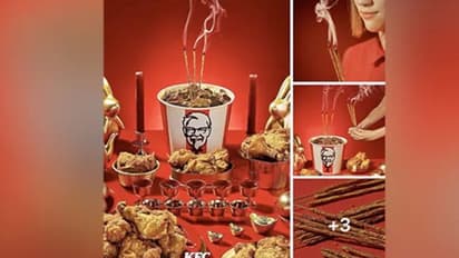 ഫ്രൈഡ് ചിക്കന്റെ മണത്തിലുള്ള ധൂപം; കെഎഫ്സിയുടെ പുതിയ 'പ്രോഡക്ട്' വിവാദത്തിൽ