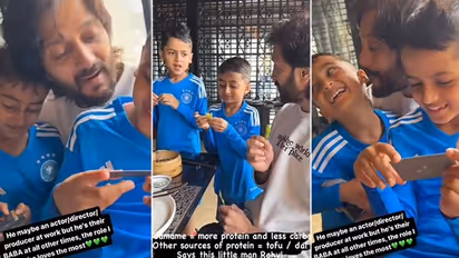 These cute father-son moments of Riteish Deshmukh prove he is amazing father