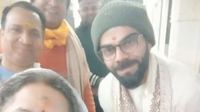 ಆಸ್ಟ್ರೇಲಿಯಾ ಸರಣಿಗೂ ಮುನ್ನ ಪತ್ನಿ ಜೊತೆ ರಿಷಿಕೇಶ ಆಶ್ರಮಕ್ಕೆ ಭೇಟಿ ನೀಡಿದ ವಿರಾಟ್‌ ಕೊಹ್ಲಿ 