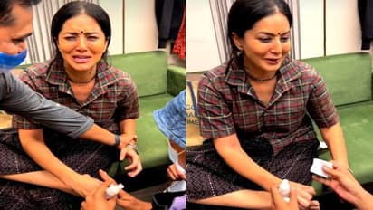 సెట్ లో సన్నీలియోన్ కాలికి గాయం.. రక్తం చూసి భయపడుతూ కేకలు.. తట్టుకోలేకపోతున్న ఫ్యాన్స్!