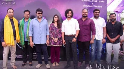 നാനിക്ക് നായികയായി മൃണാള് താക്കൂര്, ചിത്രത്തിന് തുടക്കമായി