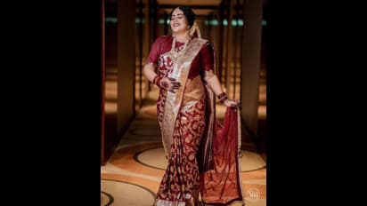 బేబీ బంప్ చూపిస్తూ పూర్ణ కళ్ళు చెదిరే ఫోజులు.. మహాలక్ష్మిలా ఆ మెరుపులు చూశారా, వైరల్ పిక్స్   