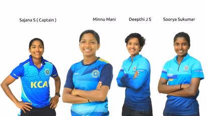 കേരളാ വനിതാ ക്രിക്കറ്റ് ടീമിന് അഭിമാനം; നാല് താരങ്ങള് സൗത്ത് സോണ് ടീമില്, ക്യാപ്റ്റനും കേരളത്തില് നിന്ന്