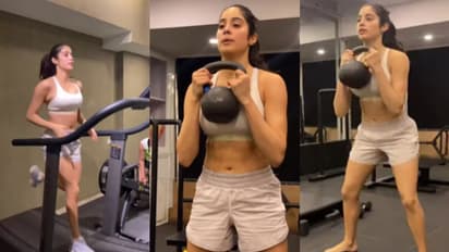 വീണ്ടും പ്രചോദിപ്പിക്കുന്ന വര്ക്കൗട്ട് വീഡിയോയുമായി ജാന്വി കപൂര്