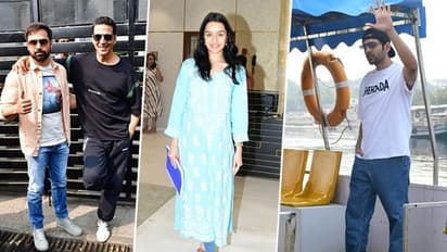 Spotted: Akshay Kumar, Kartik Aaryan, Shraddha Kapoor, and other celebs