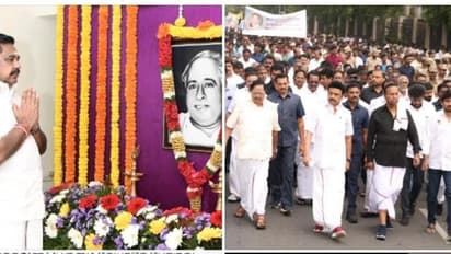 பேரறிஞர் அண்ணாவின் 54வது நினைவு தினம்.! அமைதி ஊர்வலம் சென்ற மு.க.ஸ்டாலின்.! அஞ்சலி செலுத்திய ஈபிஎஸ்-ஓபிஎஸ்