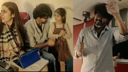 ஒரே ஜாலி தான்.. கையில் கேமரா உடன் பிளைட்டிற்குள் வலம் வந்த விஜய் - கலகலப்பான ‘தளபதி 67’ காஷ்மீர் டிரிப் வீடியோ