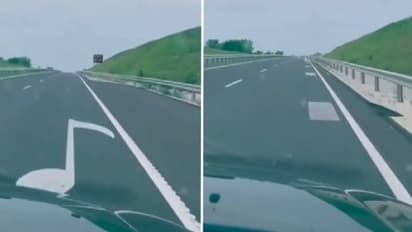 ശരിയായ വേ​ഗത്തിൽ വാഹനമോടിച്ചാൽ 'പാട്ടുപാടിത്തരുന്ന' റോഡ്; വൈറലായി വീഡിയോ