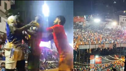 കൊടുവള്ളിയില് സെവന്സ് തല്ലുമാല, ടീമുകൾ തമ്മിൽ കശപിശ; ഗ്രൌണ്ടിലിറങ്ങി കാണികളുടെ കയ്യാങ്കളി