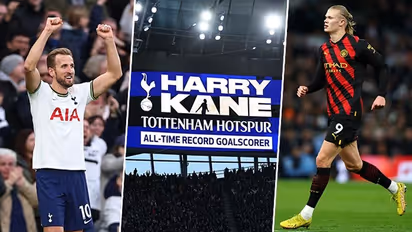 Man City's Haaland trolled after history-making Kane steals the show for Tottenham