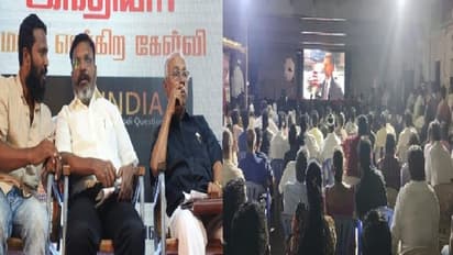 தடை செய்யப்பட்ட பிபிசி ஆவணப்படம்... சென்னை விசிக தலைமை அலுவலகத்தில் தமிழில் ஒளிபரப்பு!!