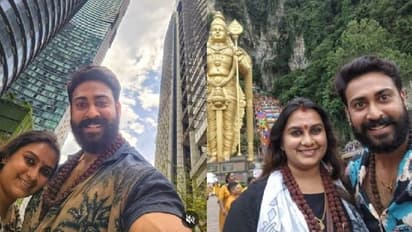 'ഇത്തവണ ഞങ്ങള് ഒരുമിച്ചുണ്ട്'; വിവാഹ വാർഷികം മലേഷ്യയിൽ ആഘോഷിച്ച് റോണ്സൺ