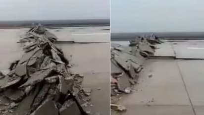 Turkey Airport Spilt: துருக்கி விமான நிலையத்தை இரண்டாகப் பிளந்த நிலநடுக்கம்