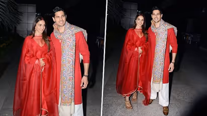 ಹೆಂಡತಿ ಹೆಸರನ್ನು ಮೆಹೇಂದಿ ಹಾಕಿಸಿಕೊಂಡ ಸಿದ್ಧಾರ್ಥ್; ಮ್ಯಾಚಿಂಗ್‌ ಔಟ್‌ಫಿಟ್‌ನಲ್ಲಿ ಸ್ವೀಟ್‌ ಹಂಚಿದ ಕಿಯಾ-ಸಿದ್ಧ್ 