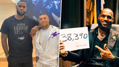 PSG star Mbappe hails 'King' LeBron James after LA Lakers star becomes NBA's all-time leading scorer
