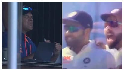 ഉസ്മാന്‍ ഖവാജയുടെ വിക്കറ്റ്; ആവേശം അടക്കിവെക്കാനാവാതെ രോഹിത് ശര്‍മയും രാഹുല്‍ ദ്രാവിഡും- വീഡിയോ