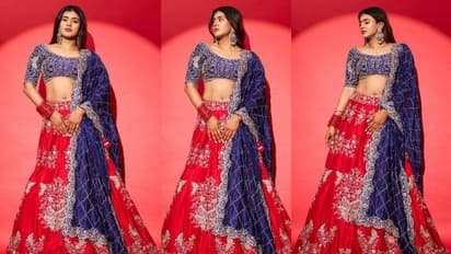 చోళీ లెహంగా ధరించి చిట్టి నడుము ప్రదర్శిస్తున్న 21 ఏళ్ల కుమారి... కుర్రాళ్ళు బేజారయ్యేలా హెబ్బా  గ్లామర్!