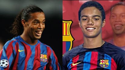  ബ്രസീല്‍ ഇതിഹാസം റൊണാള്‍ഡീഞ്ഞോയുടെ മകന്‍ ബാഴ്സലോണയിലേക്ക്