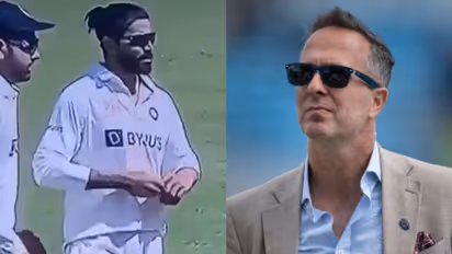 ജഡേജ എന്താണ് വിരലില് ചെയ്യുന്നത്, മുമ്പൊരിക്കലും കണ്ടിട്ടില്ല; ചോദ്യവുമായി മൈക്കല് വോണ്