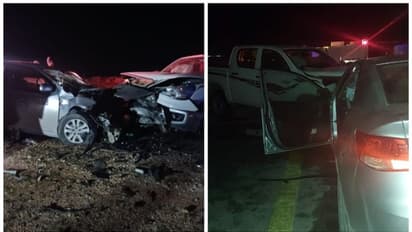 സൗദി അറേബ്യയില് കാറുകൾ കൂട്ടിയിടിച്ച് മലയാളി ഉൾപ്പടെ രണ്ട് ഇന്ത്യക്കാർക്ക് പരിക്ക്