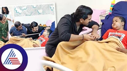 ಕ್ಯಾನ್ಸರ್‌ ಪೀಡಿತ ಅಭಿಮಾನಿಯನ್ನು ಭೇಟಿ ಮಾಡಿದ ರಾಮ್ ಚರಣ್; 9 ವರ್ಷದ ಹುಡುಗನ ಕೈಗಿಟ್ಟ ಸ್ಪೆಷಲ್ ಗಿಫ್ಟ್‌ ಏನು?? 