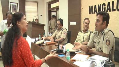 ದೂರು ನೀಡಲು ಹೋದರೂ ಹಣ ಕೇಳ್ತಾರೆ : ಎಡಿಜಿಪಿ ಎದುರೇ ಕಮಿಷನರ್‌ಗೆ ಮಹಿಳೆ ತರಾಟೆ!