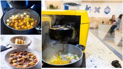 'റോബോ ഷെഫ്' പാചകം ചെയ്യുന്ന 70 ഓളം വിഭവങ്ങളുമായി ഒരു റസ്റ്റോറന്‍റ് 