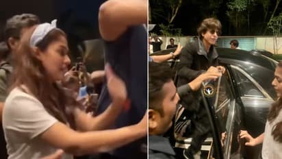 நயன்தாரா வீட்டுக்கு திடீர் விசிட் அடித்த ஷாருக்கான்... கிஸ் பண்ணி வழியனுப்பிய லேடிசூப்பர்ஸ்டார் - வைரல் வீடியோ