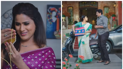 Intinti Gruhalakshmi: నందు తెచ్చిన నెక్లెస్ ని చూసిన లాస్య.. తులసికి గిఫ్ట్ ఇవ్వడానికి ప్రయత్నిస్తున్న నందు?