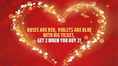 പ്രണയദിനം ആഘോഷമാക്കാൻ 15 മില്യൺ ദിർഹം സമ്മാനമൊരുക്കി ബിഗ് ടിക്കറ്റ്