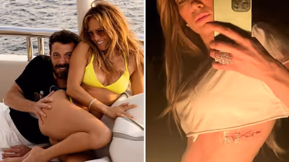 On Valentine's Day Jennifer Lopez shares her underboob tattoo which she did for Ben Affleck-see pictures