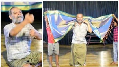 'കൗ ഹ​ഗ് ഡേ' നിർദ്ദേശം; 'മോഷണം' കവിതയുടെ പശ്ചാത്തലത്തിൽ വ്യത്യസ്തമായി പ്രതിഷേധിച്ച് അലൻസിയർ