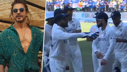 Shah Rukh Khan's reaction to Virat Kohli, Ravindra Jadeja recreation of Jhoome Jo Pathaan is epic