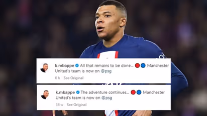 Error or deliberate! Is this why PSG star Mbappe's latest Instagram post translation shows Man United's name?