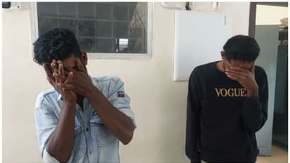 അസഭ്യം വിളിച്ചത് ചോദ്യം ചെയ്ത ബൈക്ക് യാത്രികനെ കമ്പിവടി കൊണ്ട് തലയ്ക്കടിച്ചു; രണ്ടുപേര്‍ പിടിയിൽ