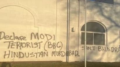 ಕೆನಡಾದ ರಾಮಮಂದಿರ ಮೇಲೆ ಮೋದಿ ವಿರೋಧಿ, ಭಾರತ ವಿರೋಧಿ ಬರಹ