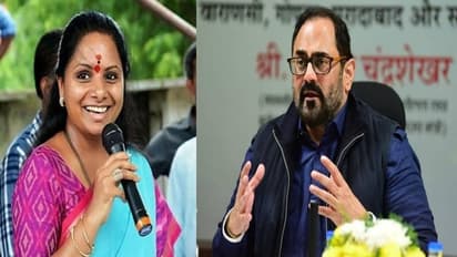 మీ నాన్న లాంటి వాళ్ల వల్లే దేశాభివృద్ధి కుంటుపడుతోంది.. ఎమ్మెల్సీ కవిత కు రాజీవ్ చంద్రశేఖర్ చురకలు..