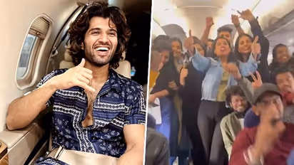 Vijay Devrakonda keeps his promise, sents 100 fans to Manali; see inside flight video