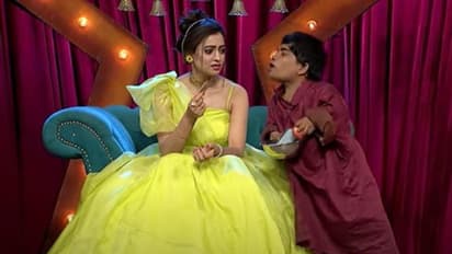 బాప్.. బాప్.. బాప్.. పోకిరి సీన్‌ రిపీట్‌.. రివర్స్ లో `జబర్దస్త్` యాంకర్‌కి దానం చేసిన బిచ్చగాడు