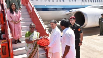 குடியரசு தலைவரான பின் முதல் முறையாக தமிழகம் வந்தார் திரௌபதி முர்மு